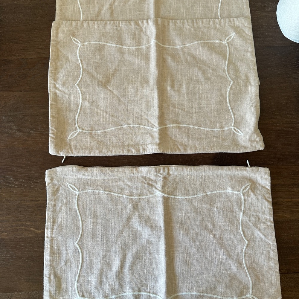 3 pillow covers 14x20